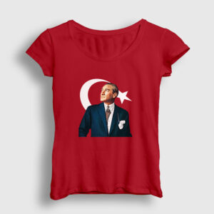 19 Mayıs 29 Ekim 23 Nisan Bayrak Atatürk Kadın Tişört