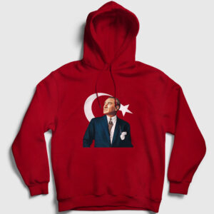 19 Mayıs 29 Ekim 23 Nisan Bayrak Atatürk Kapşonlu Sweatshirt