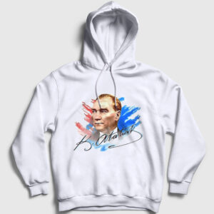 19 Mayıs 29 Ekim 23 Nisan İmza Atatürk Kapşonlu Sweatshirt