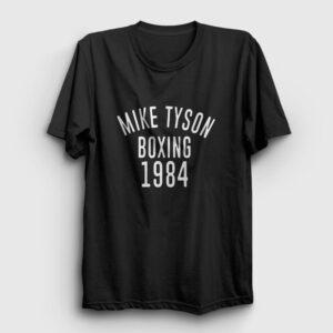 1984 Mike Tyson Tişört siyah