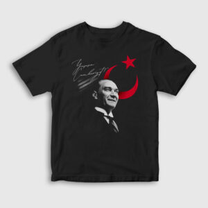 29 Ekim Yaşasın Cumhuriyet Atatürk Çocuk Tişört