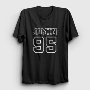 95 K Pop Jimin Bts Tişört siyah