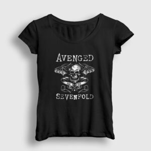 99 Avenged Sevenfold Kadın Tişört siyah