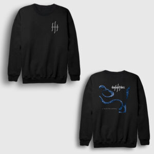 A Frail Becoming Daylight Dies Sırt Baskılı Sweatshirt siyah