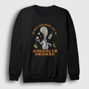 Advanced Drinker Roger Smith Dizi American Dad Sweatshirt siyah