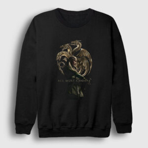 Aemond Targaryen House Of The Dragon Sweatshirt siyah