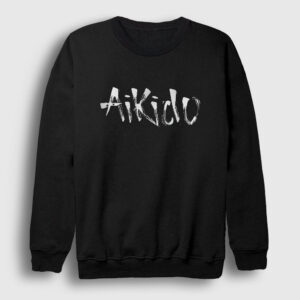 Aikido Ufc Mma Dövüş Sanatları Sweatshirt siyah