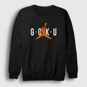 Air Goku Anime Dragon Ball Sweatshirt siyah