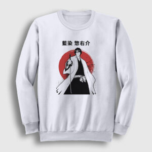 Aizen V2 Anime Bleach Sweatshirt beyaz