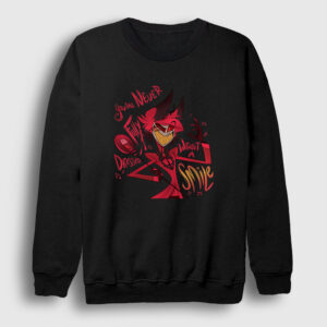 Alastor Hazbin Hotel Sweatshirt siyah