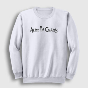 Alice In Chains Sweatshirt beyaz