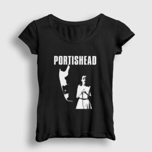 All Mine Müzik Portishead Kadın Tişört siyah