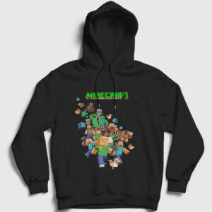 All Minecraft Kapşonlu Sweatshirt