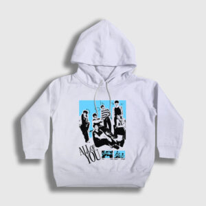 All Of You K Pop Riize Çocuk Kapşonlu Sweatshirt beyaz