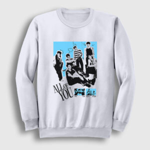 All Of You K Pop Riize Sweatshirt beyaz