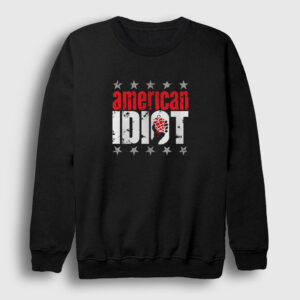 American Idiot V3 Green Day Sweatshirt siyah