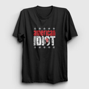 American Idiot V3 Green Day Tişört siyah