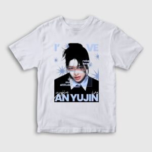 An Yujin Rebel K-Pop IVE Çocuk Tişört Beyaz