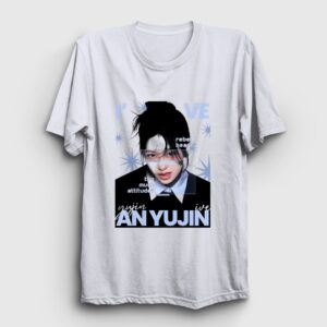 An Yujin Rebel K-Pop IVE Tişört Beyaz