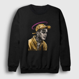 Angel Lil Peep Sweatshirt siyah