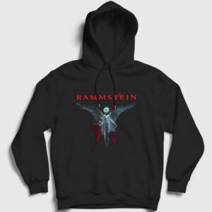 Angel Rammstein Kapşonlu Sweatshirt siyah