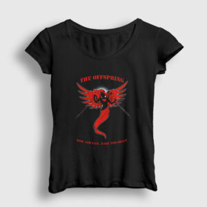 Angel The Offspring Kadın Tişört siyah