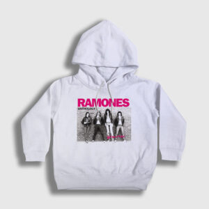 Anthology Ramones Çocuk Kapşonlu Sweatshirt beyaz