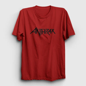 Anthrax Tişört kırmızı