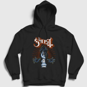 Argentina Ghost Kapşonlu Sweatshirt siyah