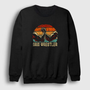 Arm Wrestler Bilek Güreşi Sweatshirt siyah