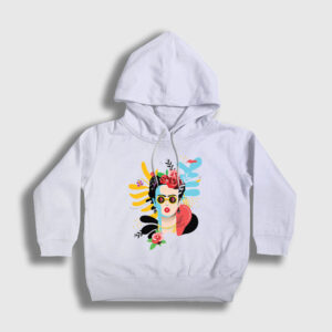 Art Frida Kahlo Çocuk Kapşonlu Sweatshirt