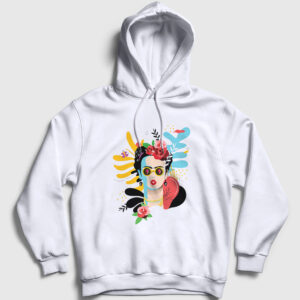 Art Frida Kahlo Kapşonlu Sweatshirt