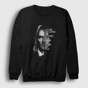 Ashamed Nirvana Kurt Cobain Sweatshirt siyah