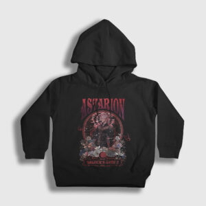 Astarion Vampire Oyun Baldur's Gate Çocuk Kapşonlu Sweatshirt siyah