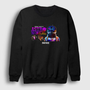 Astro Jack Fortnite Sweatshirt siyah