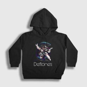 Astronaut Deftones Çocuk Kapşonlu Sweatshirt siyah