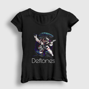 Astronaut Deftones Kadın Tişört siyah