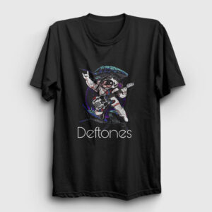 Astronaut Deftones Tişört siyah