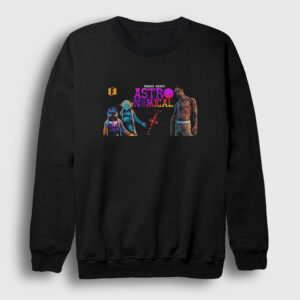 Astronomical Fortnite Sweatshirt siyah