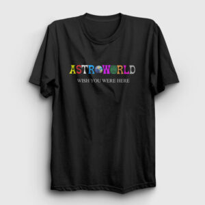 Astroworld V4 Travis Scott Tişört siyah