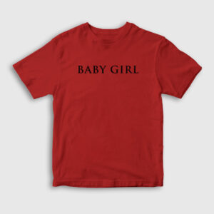 Baby Girl Çocuk Tişört kırmızı