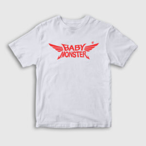 Babymonster Babymetal Logo Çocuk Tişört beyaz