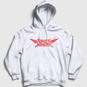 Babymonster Babymetal Logo Kapşonlu Sweatshirt beyaz