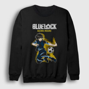 Bachira Meguru Futbol Soccer Anime Bluelock Sweatshirt siyah