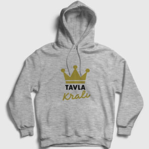 Backgammon King Tavla Kralı Oyun V3 Kapşonlu Sweatshirt