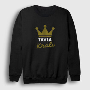 Backgammon King Tavla Kralı Oyun V3 Sweatshirt