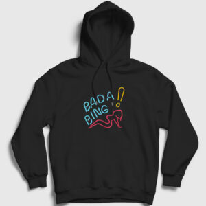 Bada Bing Sopranos Kapşonlu Sweatshirt siyah