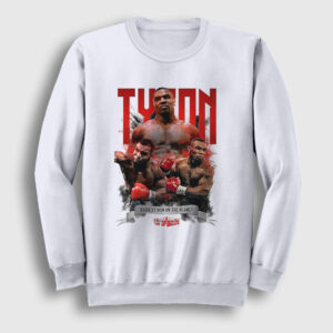 Baddest Mike Tyson Boks Boxing Sweatshirt beyaz