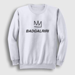 Badgalriri Rihanna Sweatshirt beyaz