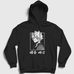 Bakugo Anime Boku No Hero Academia Kapşonlu Sweatshirt